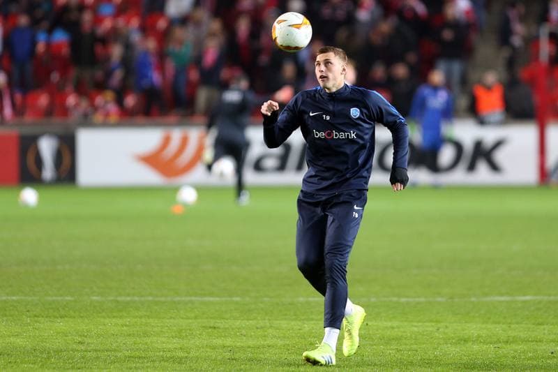 Football. UEFA Europa League. Slavia Prague - KRC Genk. 14.02.2019