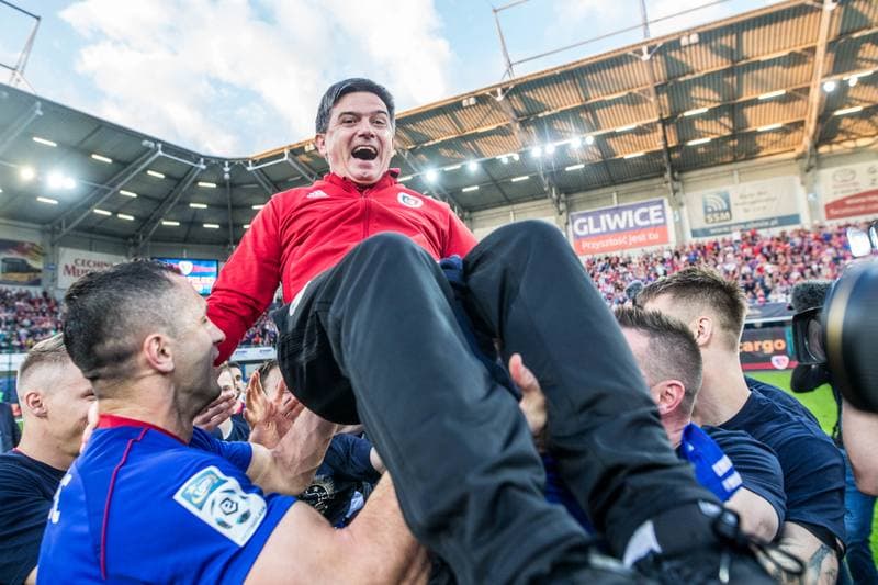 Football. Lotto Ekstraklasa. Piast Gliwice - Lech Poznan. 19.05.2019