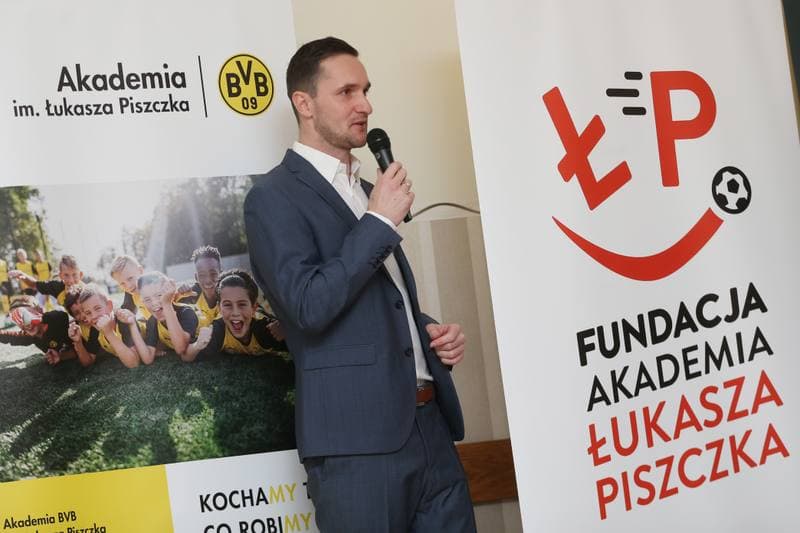 Football. Akademia im. Lukasza Piszczka. Press Conference. 19.03.2019