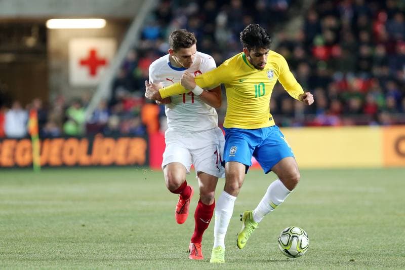 Football. International Friendly. Czech Republic - Brazil. 26.03.2019