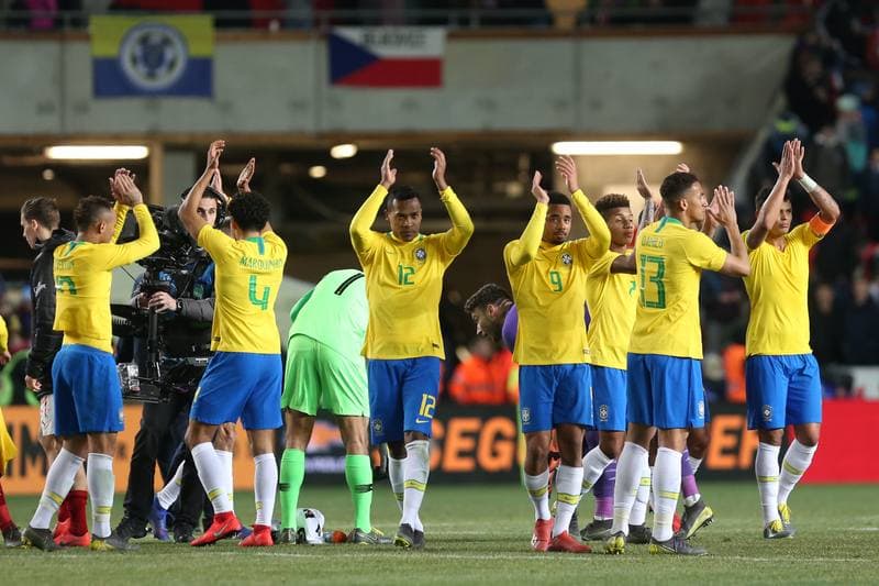 Football. International Friendly. Czech Republic - Brazil. 26.03.2019