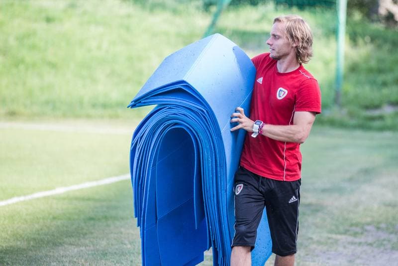 Football. Piast Gliwice. Training. 12.06.2019