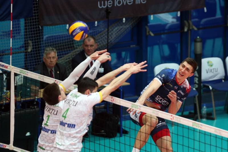 Volleyball. PlusLiga. Aluron Virtu Warta Zawiercie - ZAKSA Kedzierzyn-Kozle. 17.04.2019