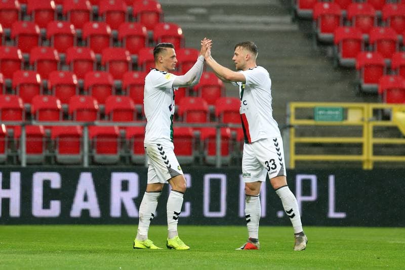 Football. Fortuna I Liga. GKS Tychy - Wigry Suwalki. 28.04.2019