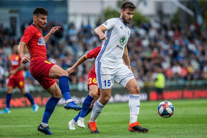 Football. UEFA Europa League. FK Mlada Boleslav - FCSB. 15.08.2019