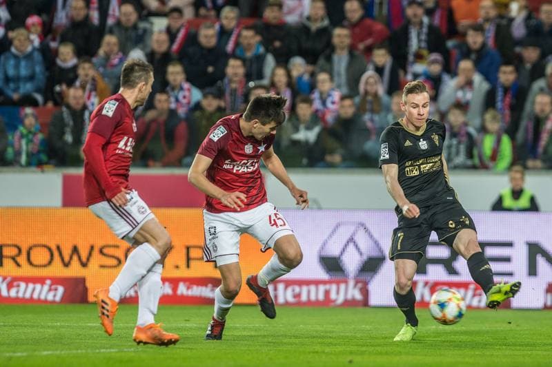Football. Lotto Ekstraklasa. Gornik Zabrze - Wisla Krakow. 03.05.2019