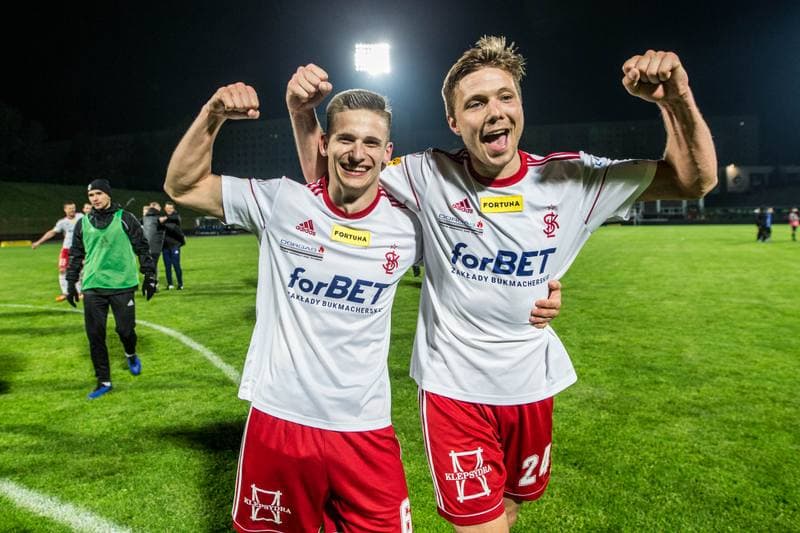 Football. Fortuna I Liga. GKS 1962 Jastrzebie - LKS Lodz. 04.05.2019