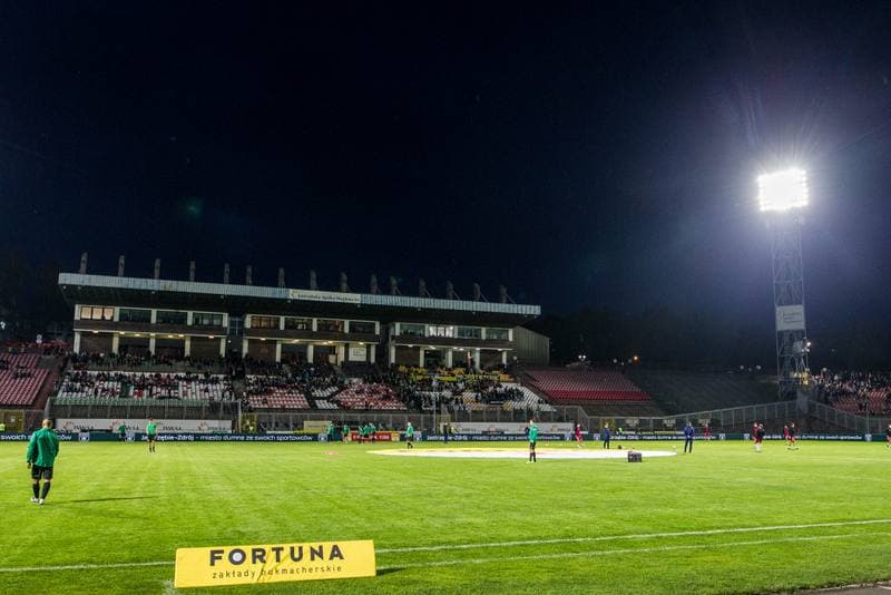 Football. Fortuna I Liga. GKS 1962 Jastrzebie - LKS Lodz. 04.05.2019