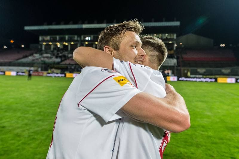 Football. Fortuna I Liga. GKS 1962 Jastrzebie - LKS Lodz. 04.05.2019