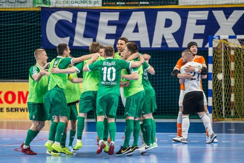 Futsal. Ekstraklasa. Clearex Chorzow - Rekord Bielsko-Biala. 06.05.2019