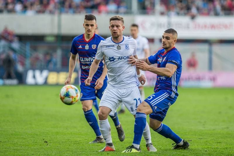Football. Lotto Ekstraklasa. Piast Gliwice - Lech Poznan. 19.05.2019