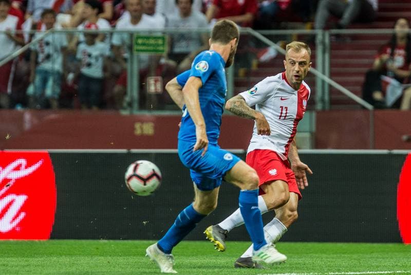 Football. Euro 2020 Qualifiers. Poland - Israel. 10.06.2019