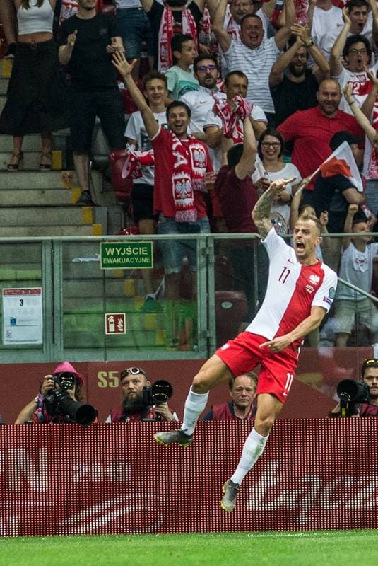Football. Euro 2020 Qualifiers. Poland - Israel. 10.06.2019