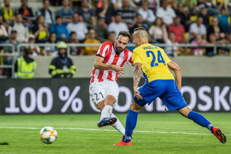 Football. UEFA Europa League. DAC 1904 Dunajska Streda - Cracovia Krakow. 11.07.2019