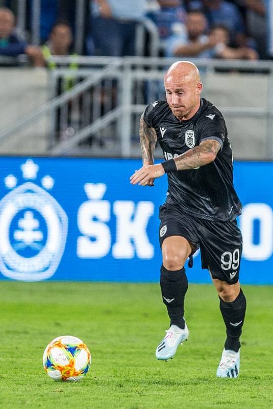 Football. UEFA Europa League. Slovan Bratislava - PAOK FC. 22.08.2019