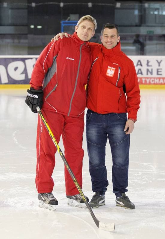 Ice Hockey. Poland national team. Training. 14.04.2015