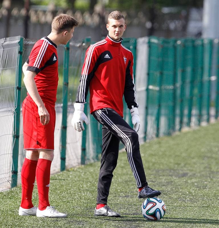 Football. Gornik Zabrze. Press Conference. 08.05.2015