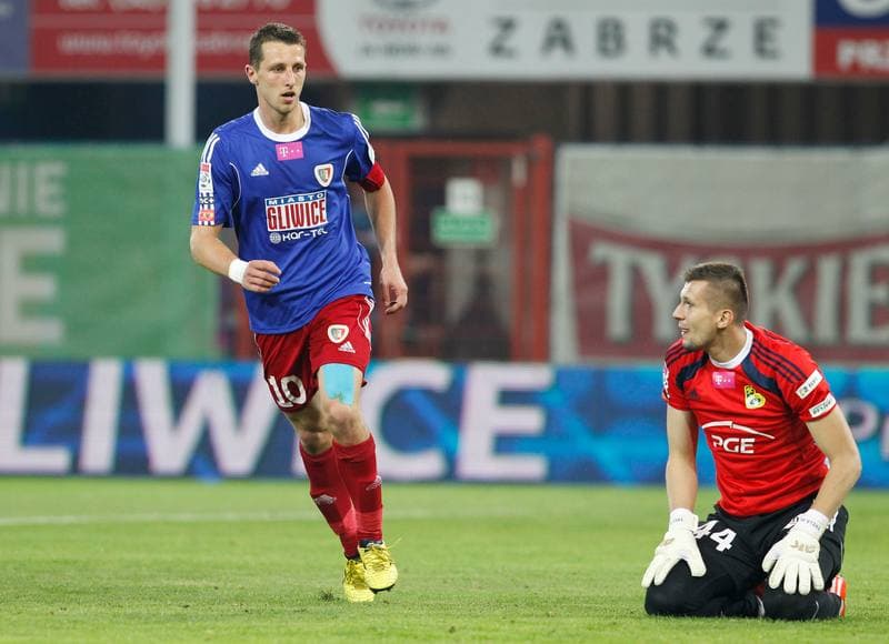Football. T-Mobile Ekstraklasa. Piast Gliwice - GKS Belchatow. 19.05.2015