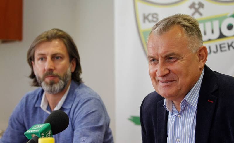 Football. Rozwoj Katowice. Press Conference. 26.06.2015