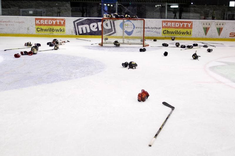 Ice Hockey. Polish Supercup. GKS Tychy - Cracovia Krakow. 04.09.2015