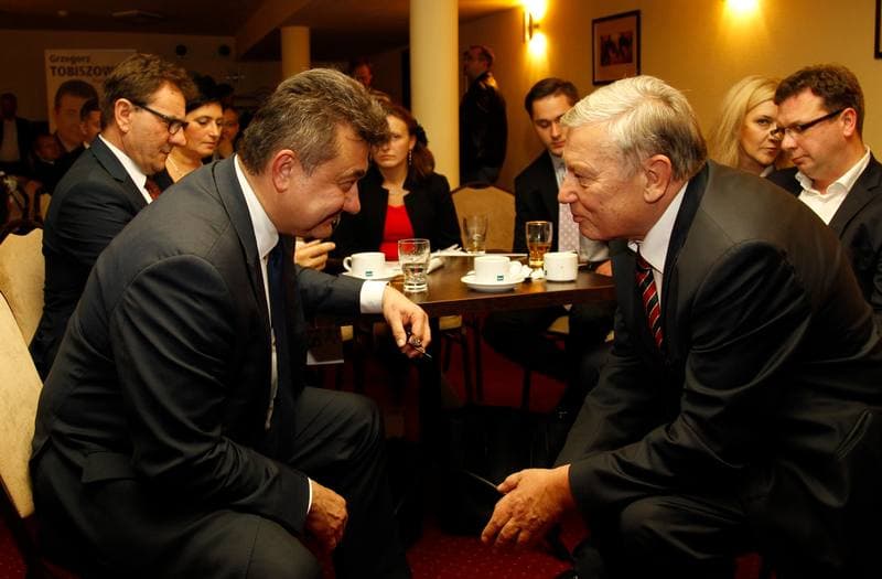 Grzegorz Tobiszowski. Law and Justice Party. Press Conference. 25.10.2015