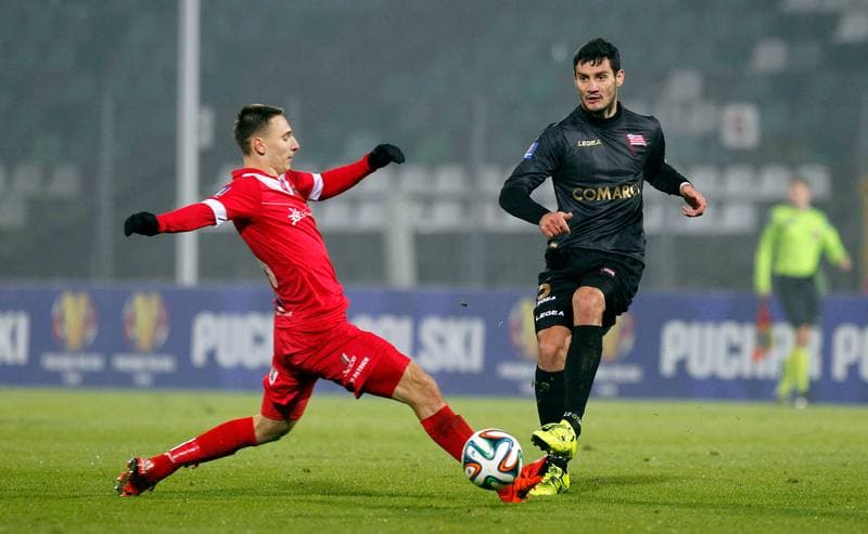 Football. Polish Cup. Zaglebie Sosnowiec - Cracovia Krakow. 27.10.2015