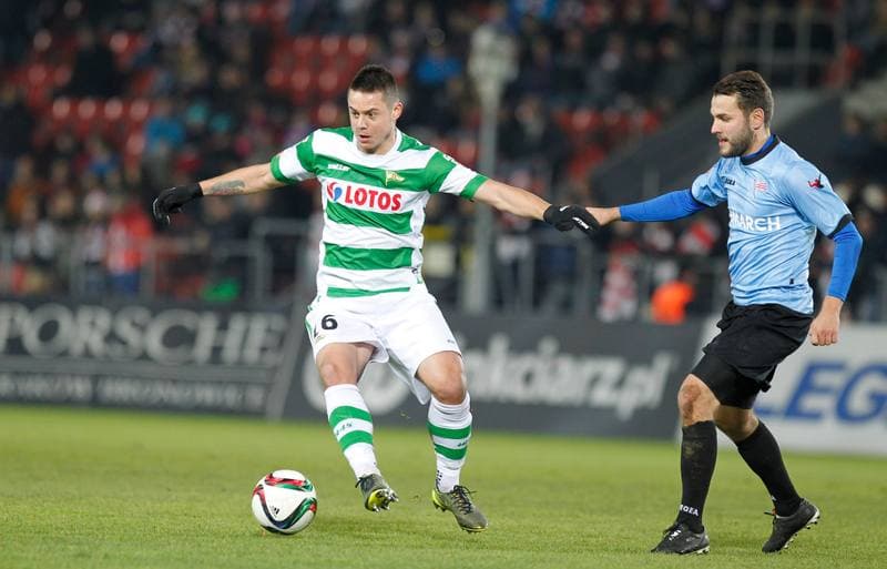 Football. PKO BP Ekstraklasa. Cracovia Krakow - Lechia Gdansk. 23.11.2015