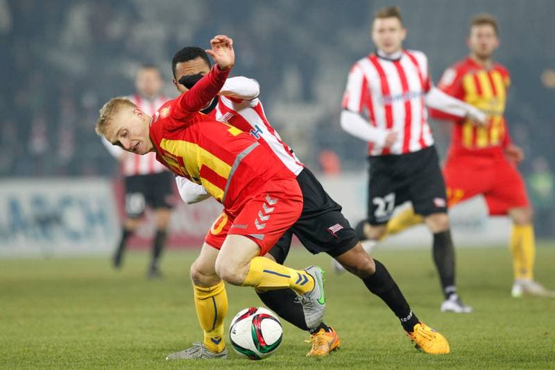 Football. PKO BP Ekstraklasa. Cracovia Krakow - Korona Kielce. 14.12.2015