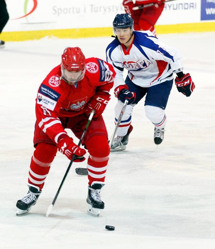 Ice Hockey. International Friendly Match. Poland - Korea. 16.04.2016