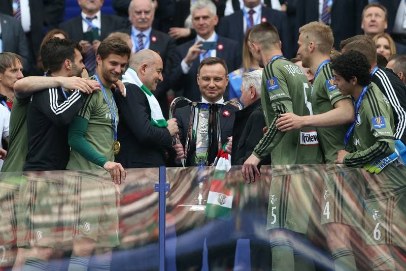 Football. Polish Cup Final. Lech Poznan - Legia Warsaw. 02.05.2016