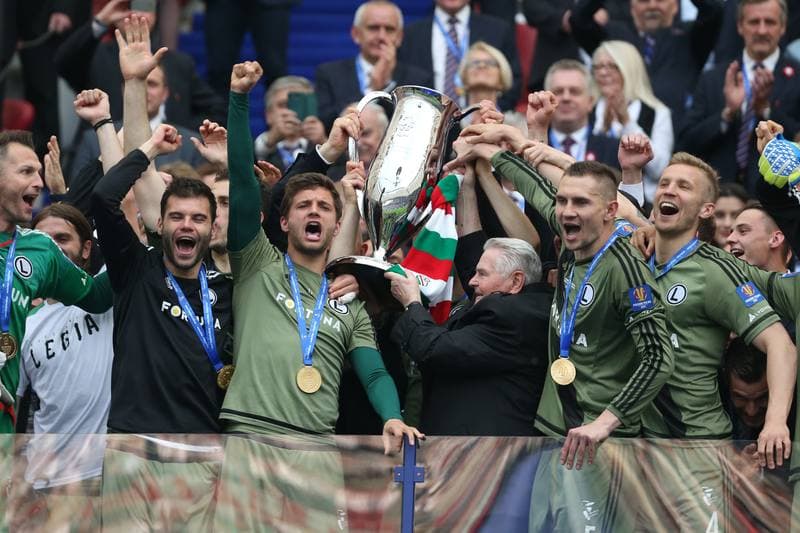 Football. Polish Cup Final. Lech Poznan - Legia Warsaw. 02.05.2016