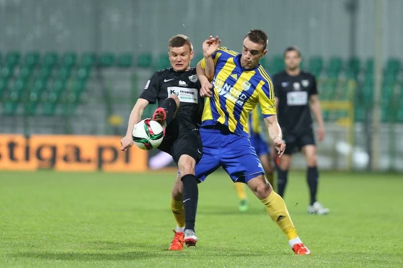 Football. I Liga. Rozwoj Katowice - Arka Gdynia. 06.05.2016
