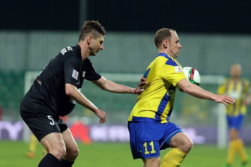 Football. I Liga. Rozwoj Katowice - Arka Gdynia. 06.05.2016