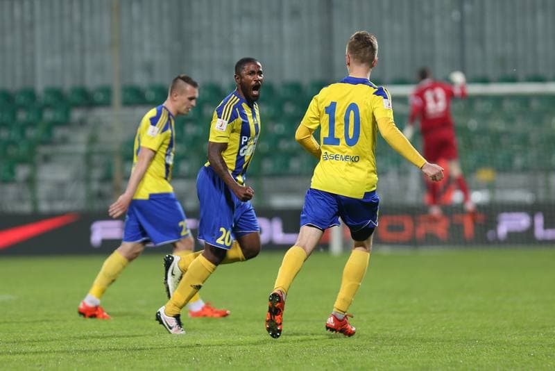 Football. I Liga. Rozwoj Katowice - Arka Gdynia. 06.05.2016