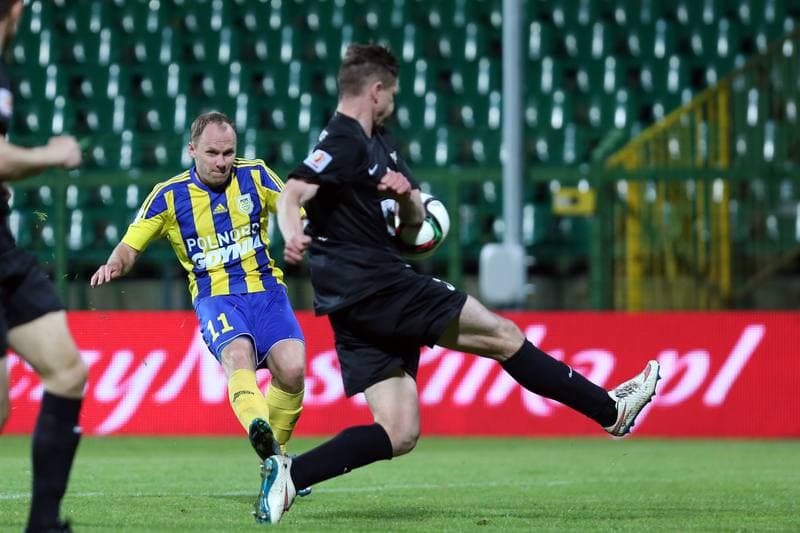 Football. I Liga. Rozwoj Katowice - Arka Gdynia. 06.05.2016