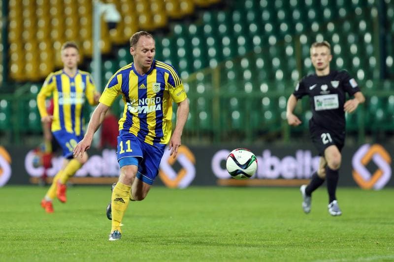 Football. I Liga. Rozwoj Katowice - Arka Gdynia. 06.05.2016