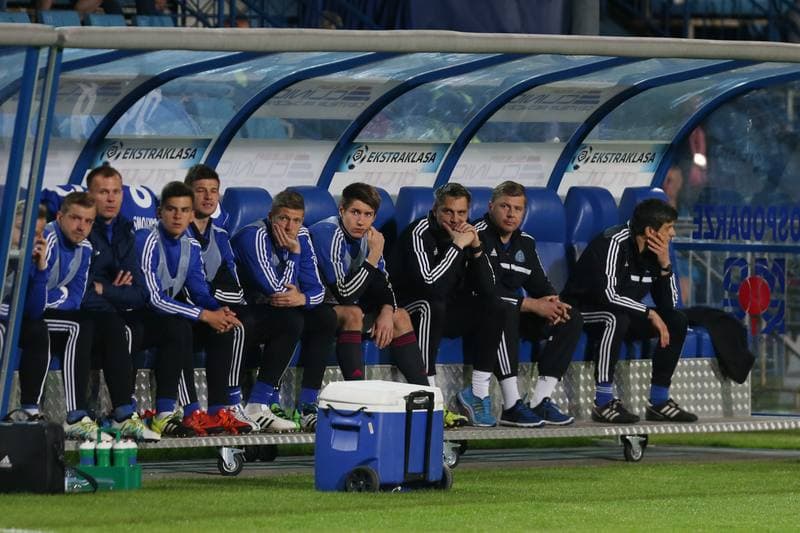 Football. Ekstraklasa. Ruch Chorzow - Piast Gliwice. 11.05.2016