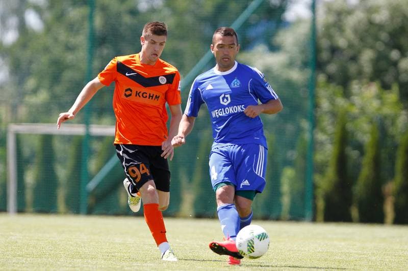 Football. Sparing. Zaglebie Lubin - Ruch Chorzow. 18.06.2016