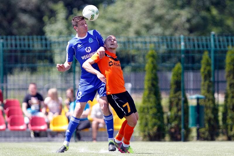 Football. Sparing. Zaglebie Lubin - Ruch Chorzow. 18.06.2016