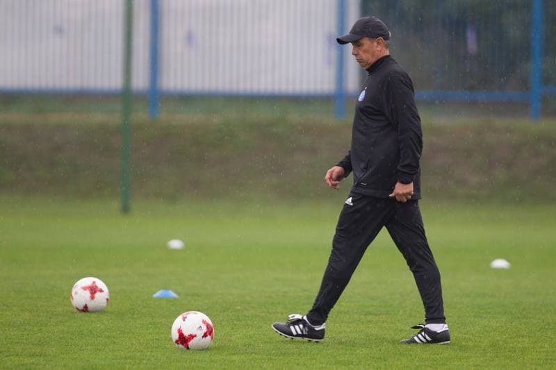 Football. Ruch Chorzow. Training. 11.09.2017