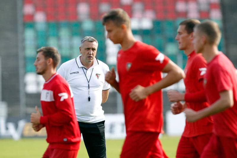 Football. Zaglebie Sosnowiec. Training. 16.10.2018