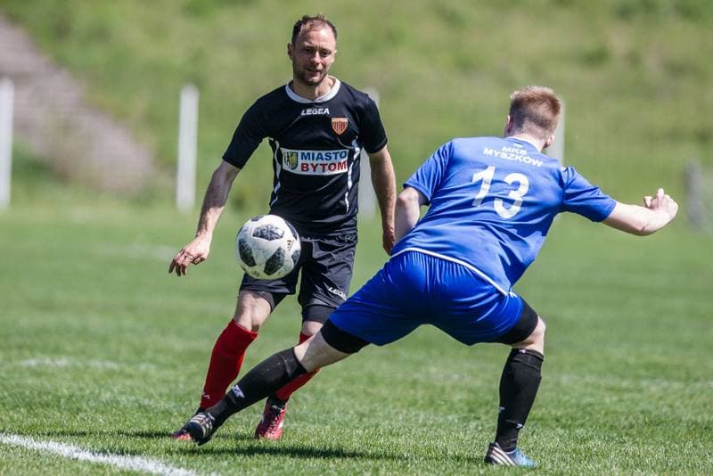 Football. Haiz IV Liga. Polonia Bytom - MKS Myszkow. 01.05.2019