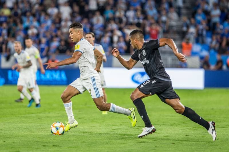 Football. UEFA Europa League. Slovan Bratislava - PAOK FC. 22.08.2019
