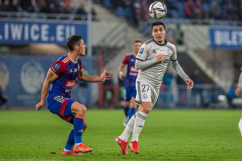 Football. PKO BP Ekstraklasa. Piast Gliwice - Legia Warsaw. 24.10.2021