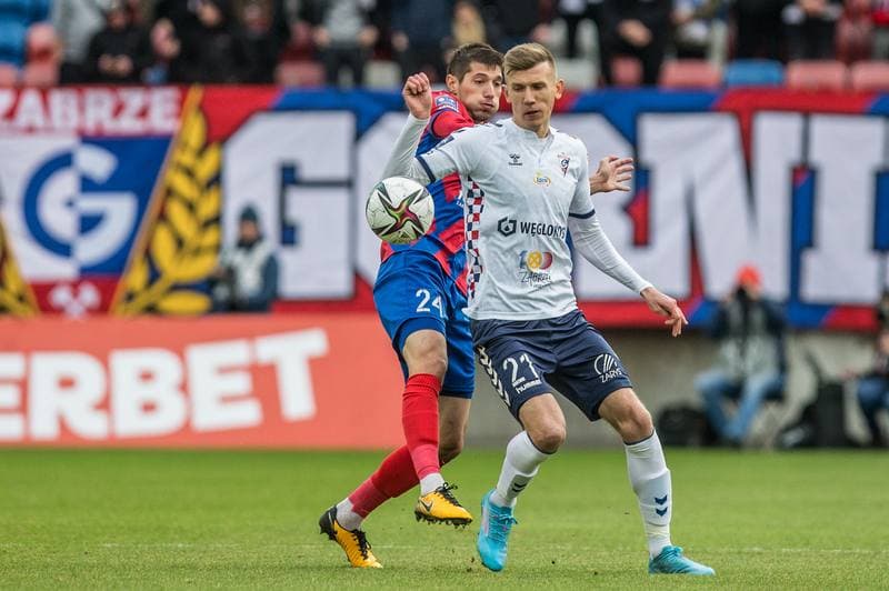 Football. PKO BP Ekstraklasa. Gornik Zabrze - Rakow Czestochowa. 20.02.2022