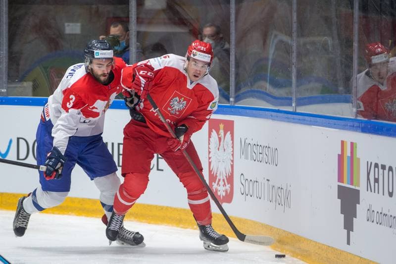 Ice Hockey. World Championship Division 1 Group B. Serbia - Poland. 29.04.2022