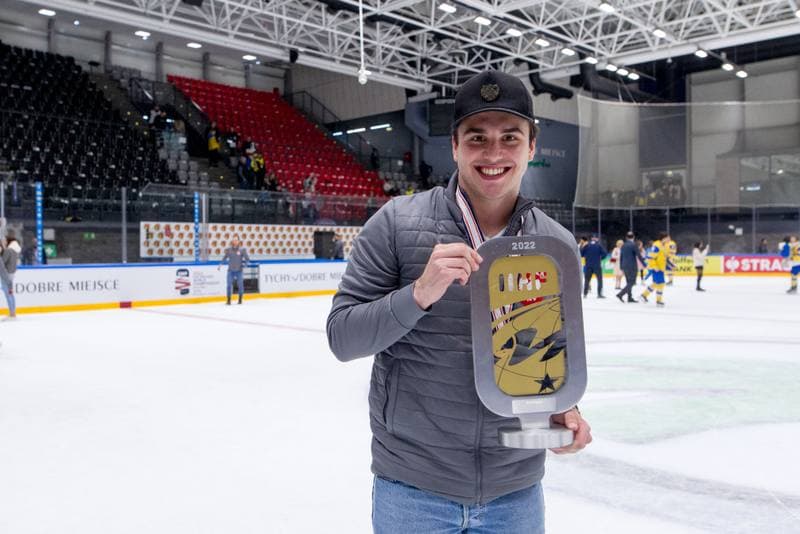 Ice Hockey. World Championship Division 1 Group B. Estonia - Ukraine. 01.05.2022