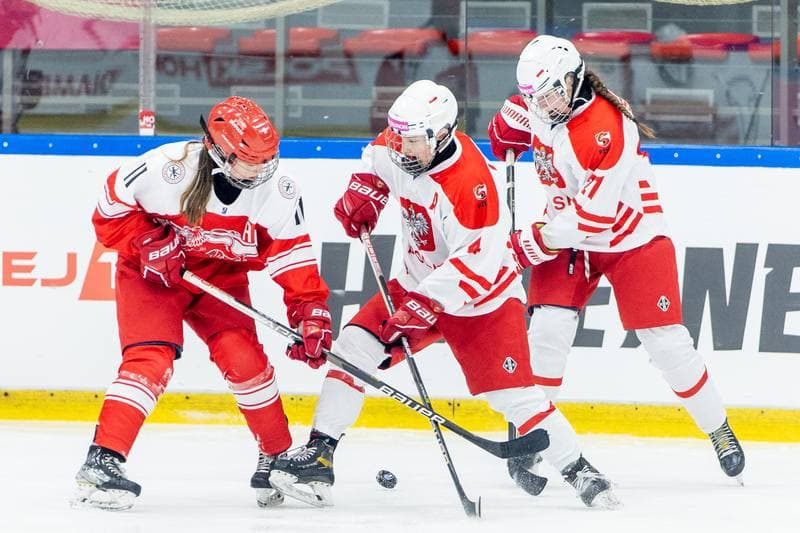 Ice Hockey. Women's U18 World Championship Division 1B. Poland - Denmark. 12.01.2023