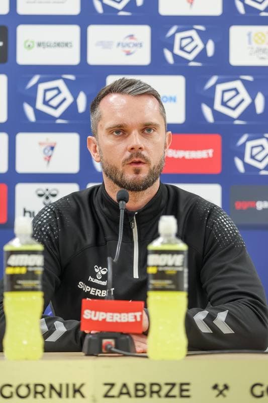 Football. Gornik Zabrze. Press Conference. 16.03.2023