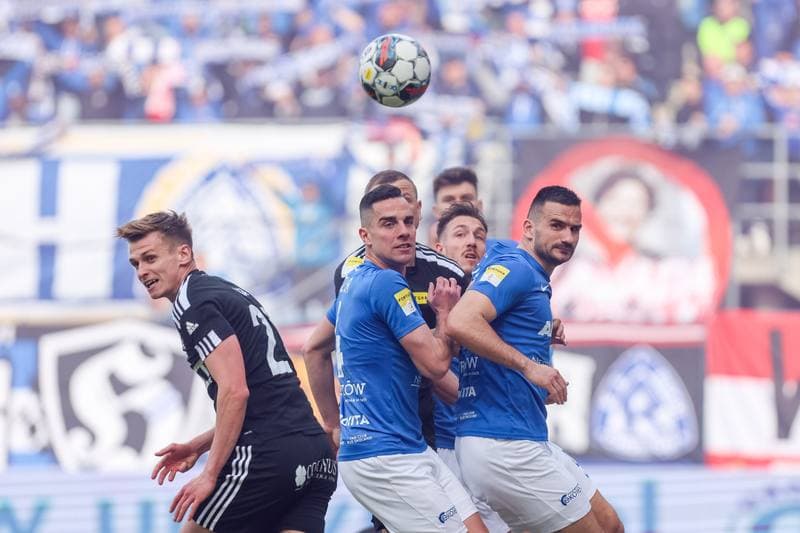 Football. Fortuna I Liga. Ruch Chorzow - LKS Lodz. 19.03.2023